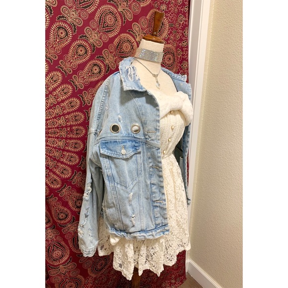 π Amazing fur lace dress - Picture 13 of 13